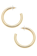 Isla Hoop Earrings in Shiny Gold
