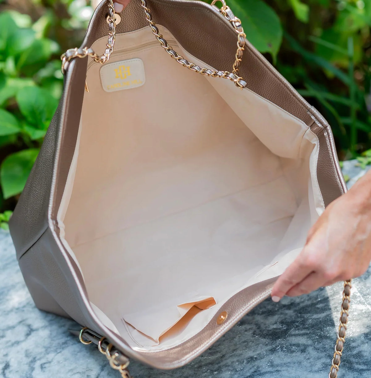 Caroline Hill Harlow Tote - Bronze