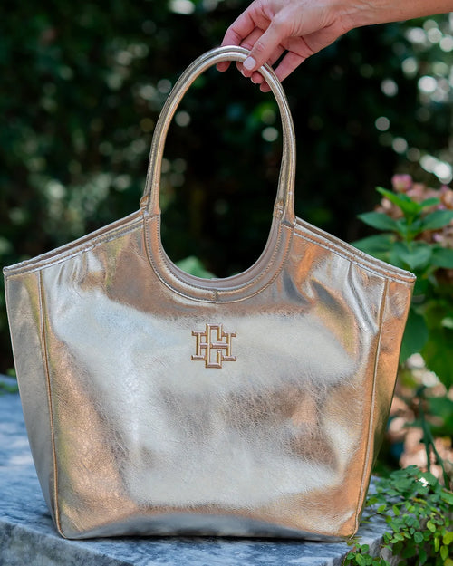 Caroline Hill Bellamy Tote D - Gold