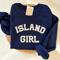 ISLAND GIRL Sweatshirt - Navy