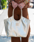 Caroline Hill Bellamy Tote D - Gold