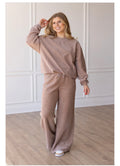 Corded Straight Leg Pant - Toffee