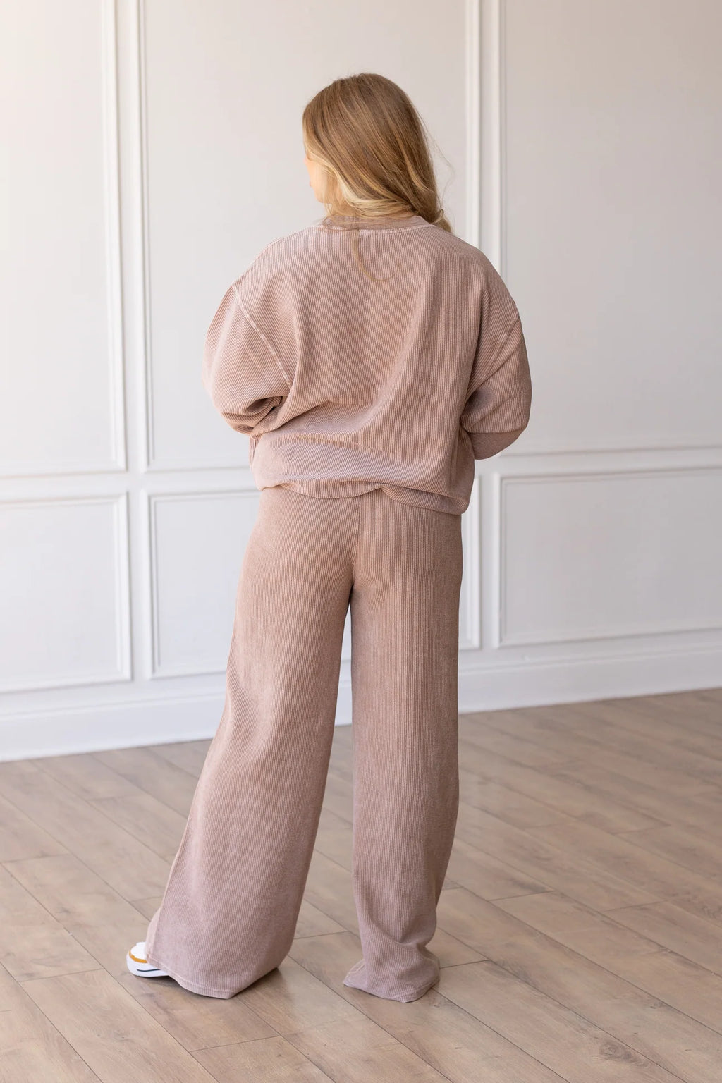 Corded Straight Leg Pant - Toffee