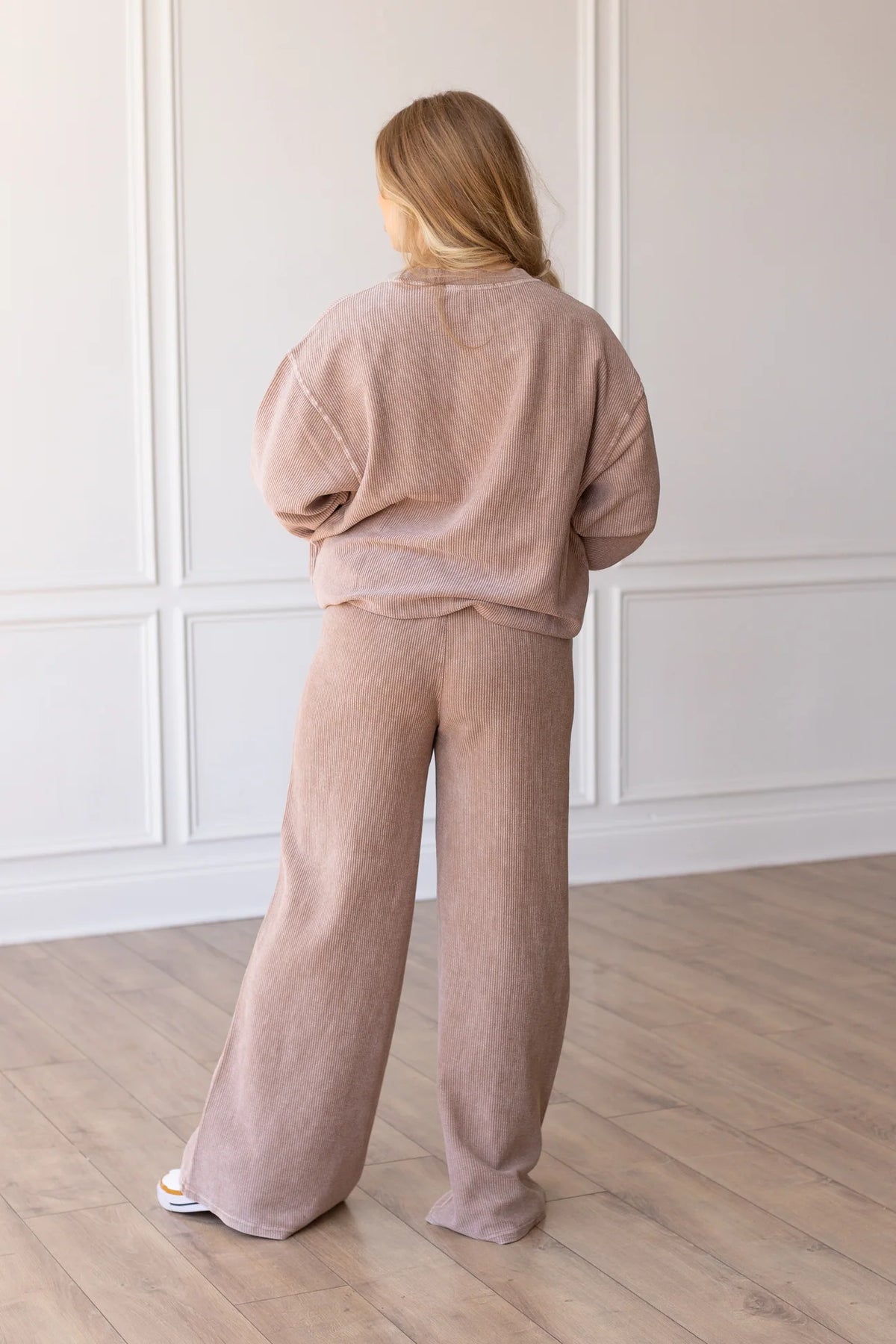 Corded Straight Leg Pant - Toffee