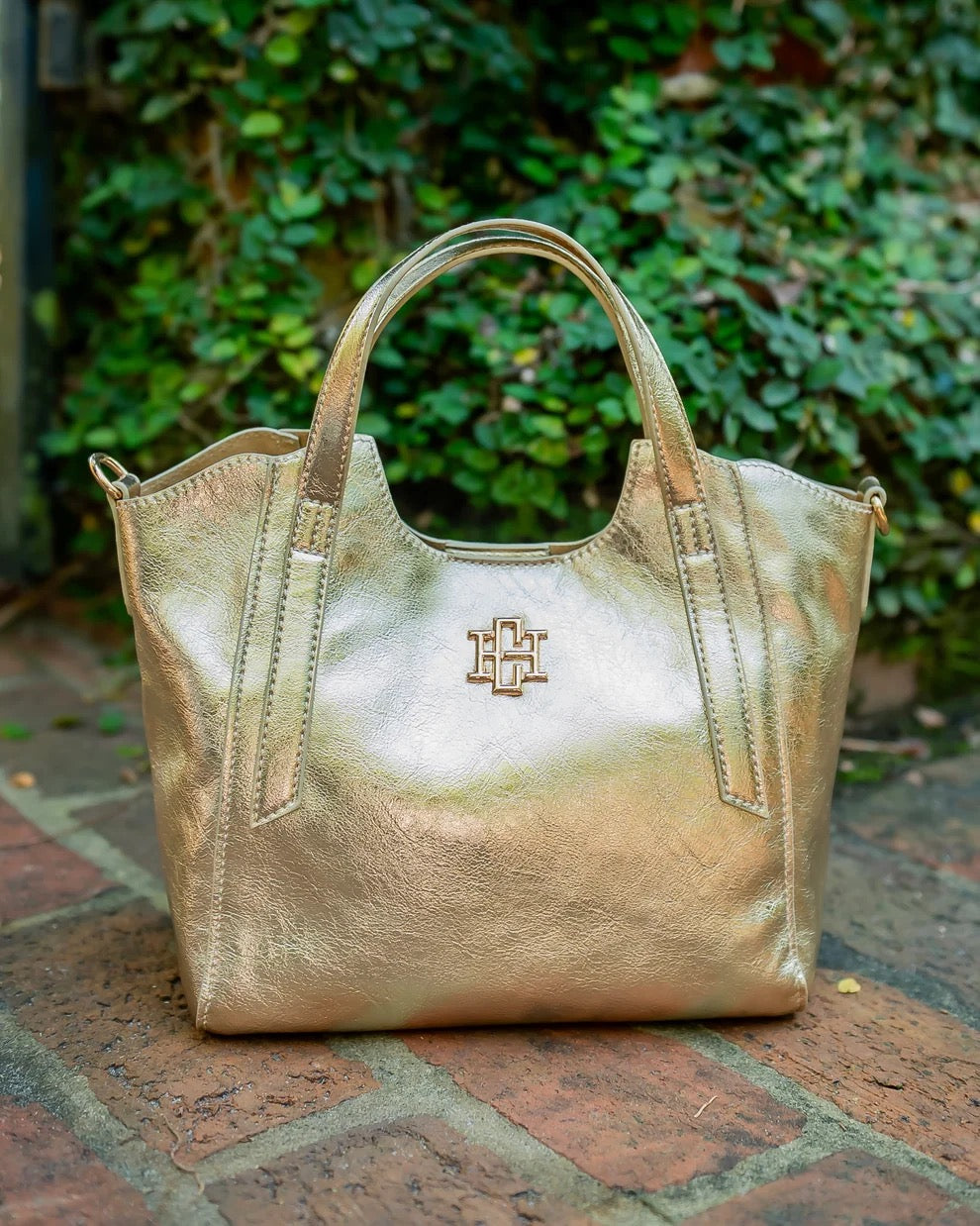 Caroline Hill Kendall Mini Tote - D Gold