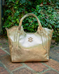 Caroline Hill Kendall Mini Tote - D Gold